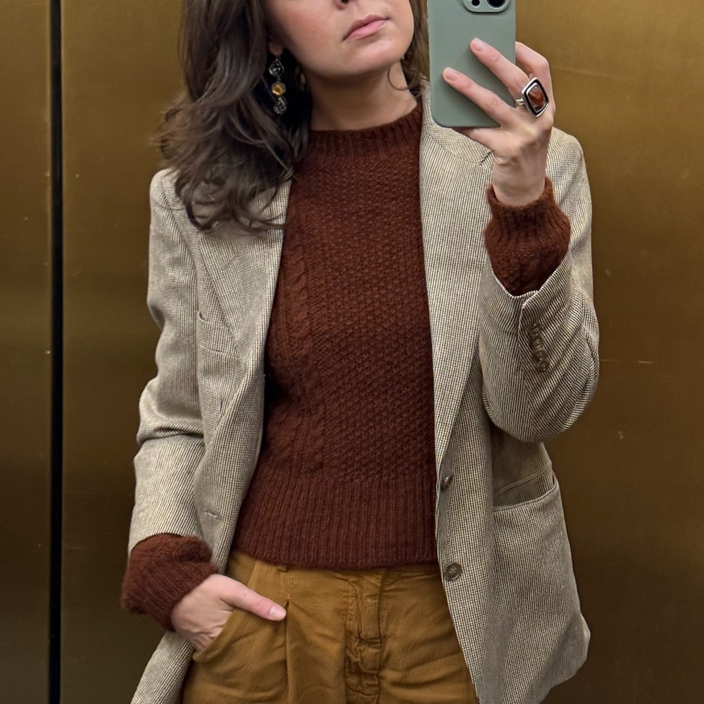Reformation Alpaca Sweater Rush Small